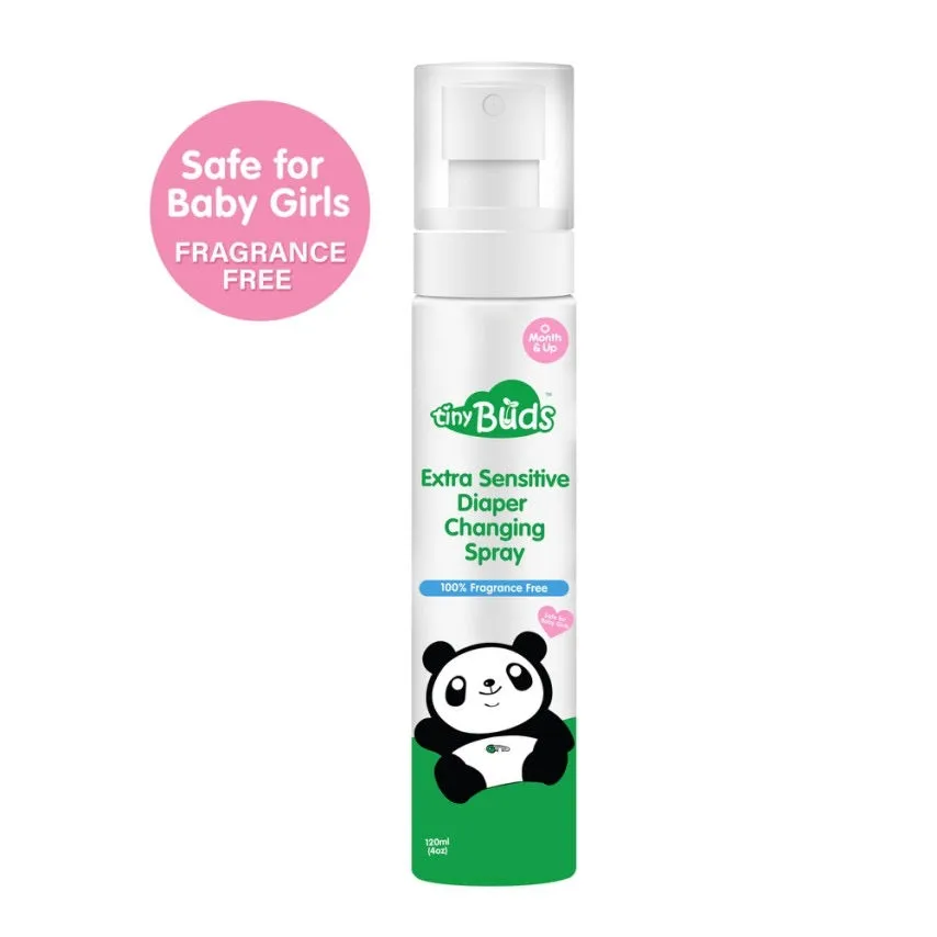 Tiny Buds Extra Sensitive Diaper Changing Spray 120ml