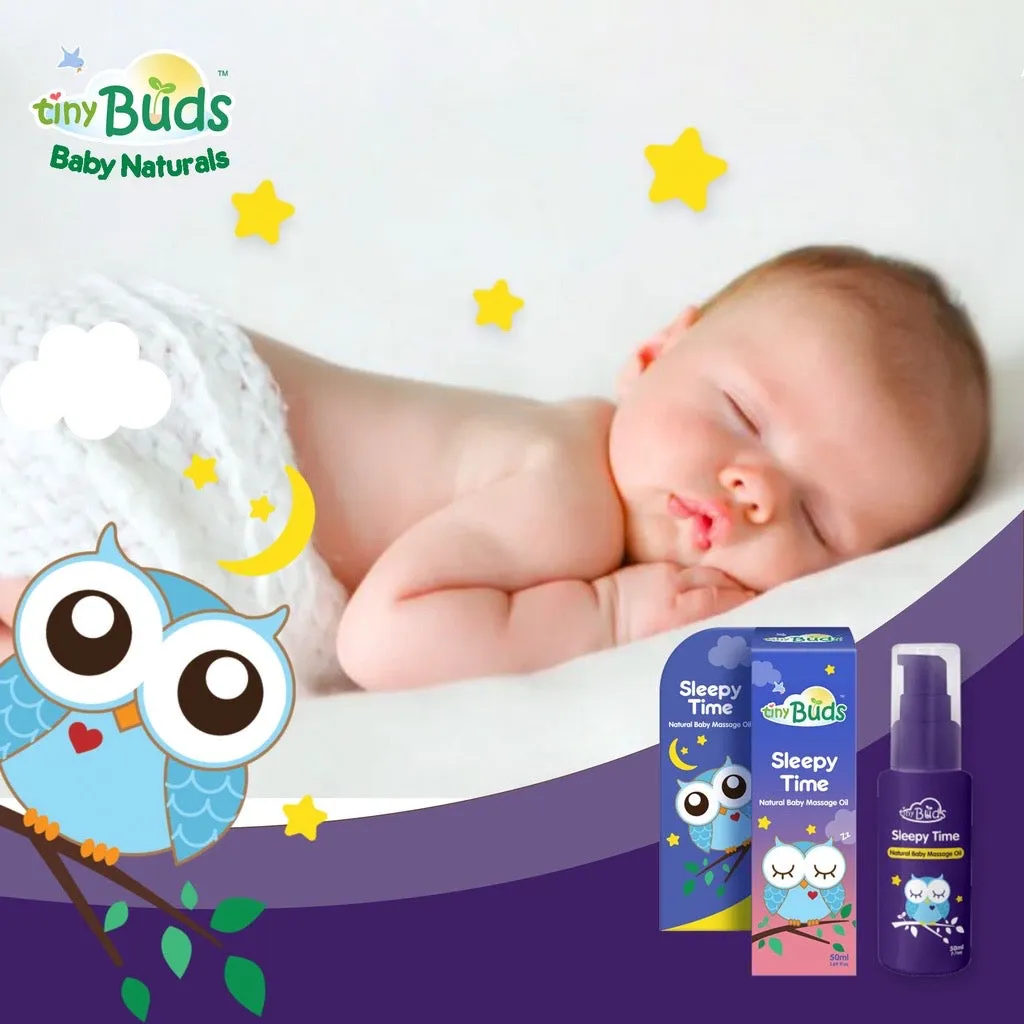 Tiny Buds Sleepy Time Natural Lavender Baby Oil 50ml