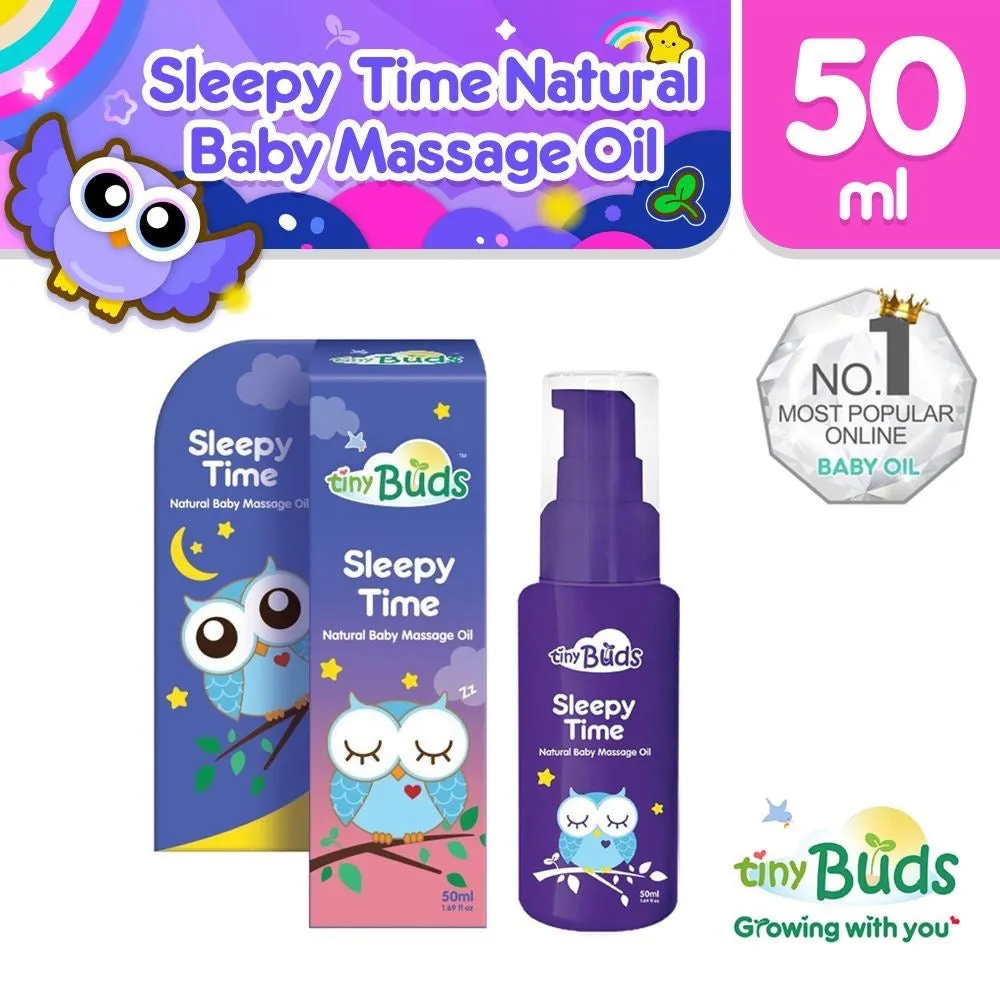 Tiny Buds Sleepy Time Natural Lavender Baby Oil 50ml