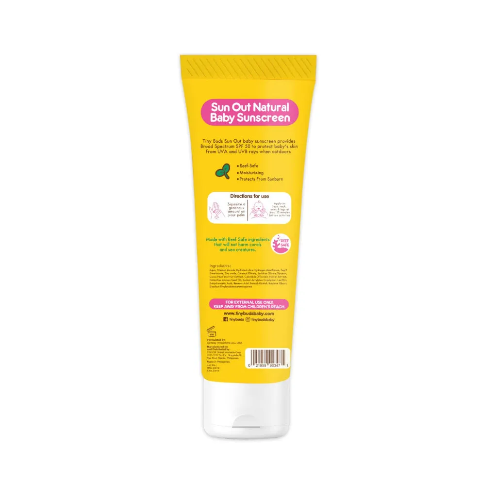 Tiny Buds Sun Out Natural Baby Sunscreen 50g