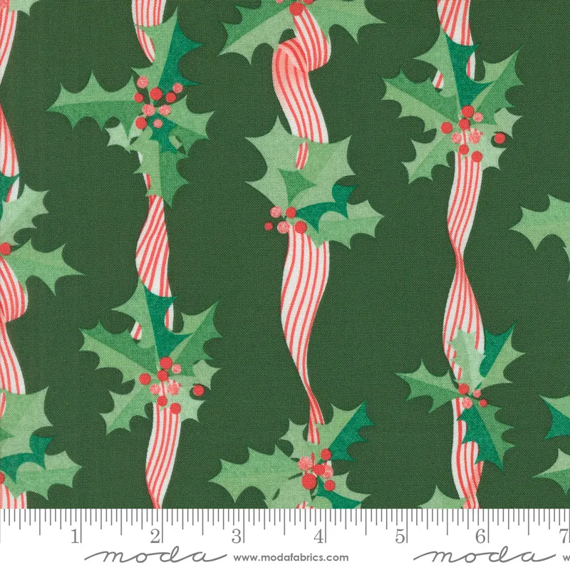 Tiny Christmas, Holly Stripes in Pine