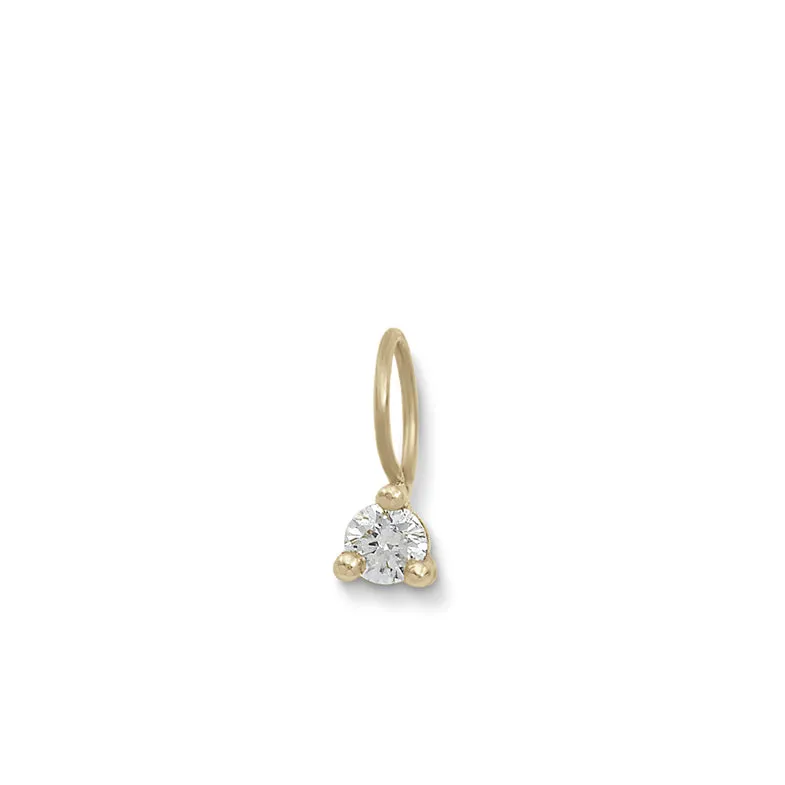 tiny diamond charm