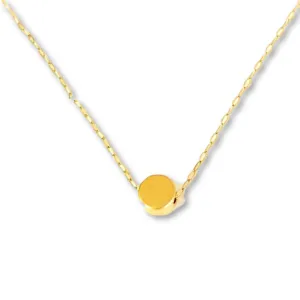Tiny Dot 14K Gold Necklace