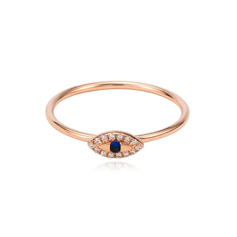 Tiny Evil Eye Ring