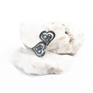tiny heart earring