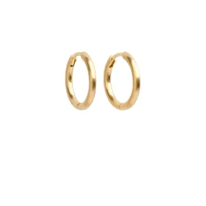 Tiny Hoop Earrings - Round