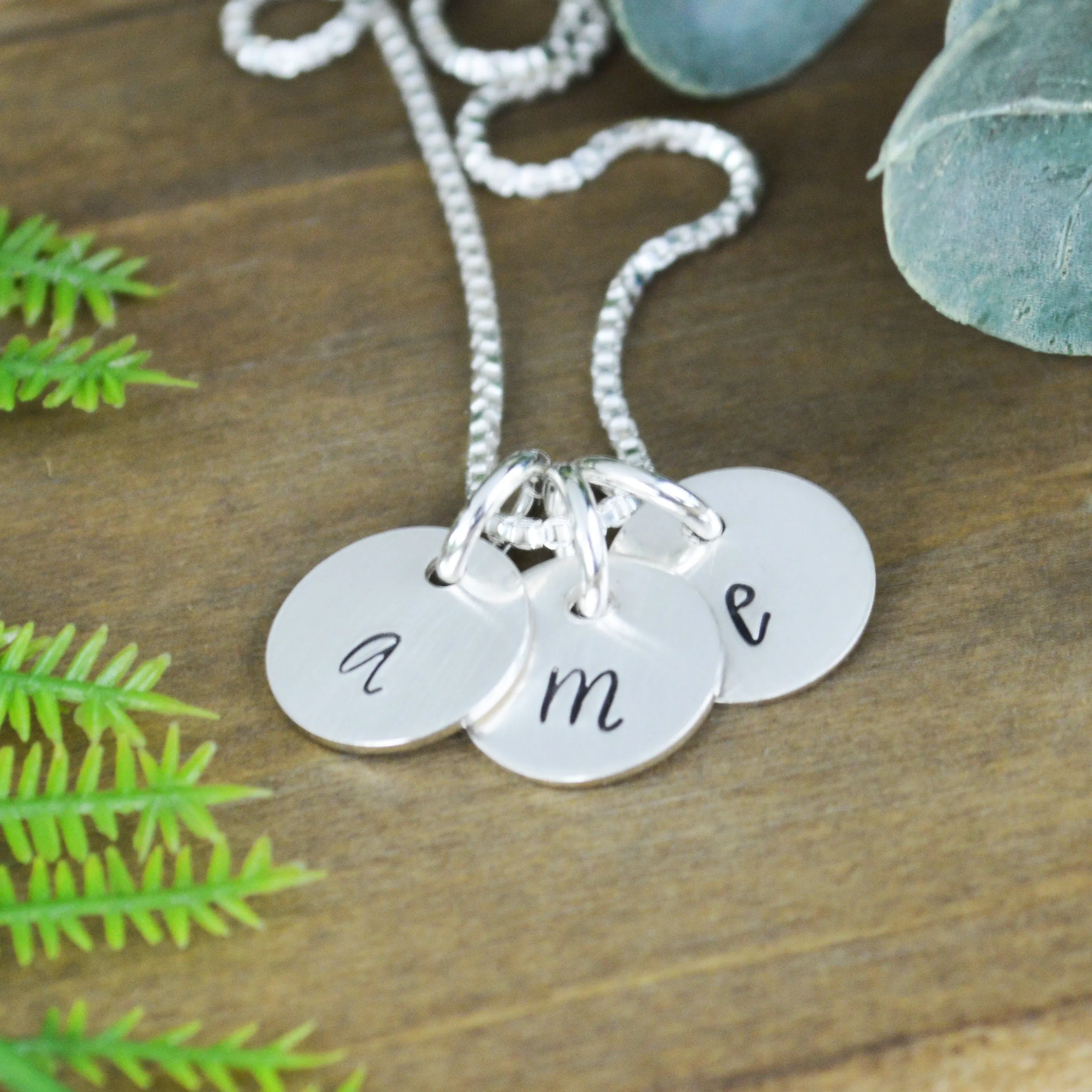 Tiny Initial Necklace