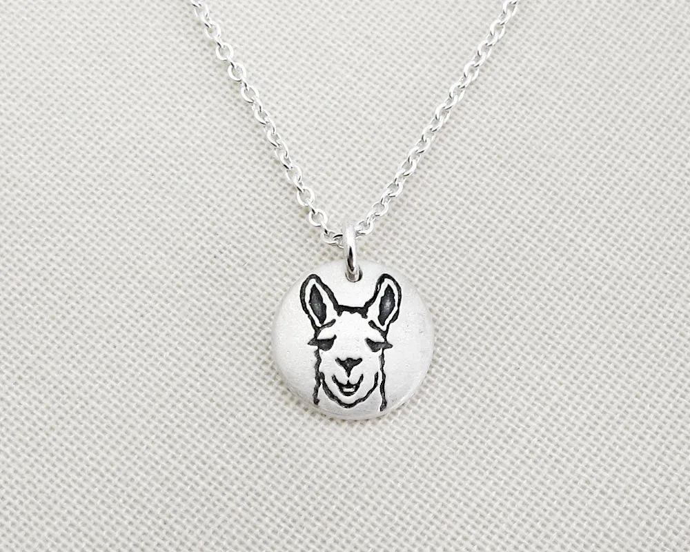 Tiny Llama Necklace