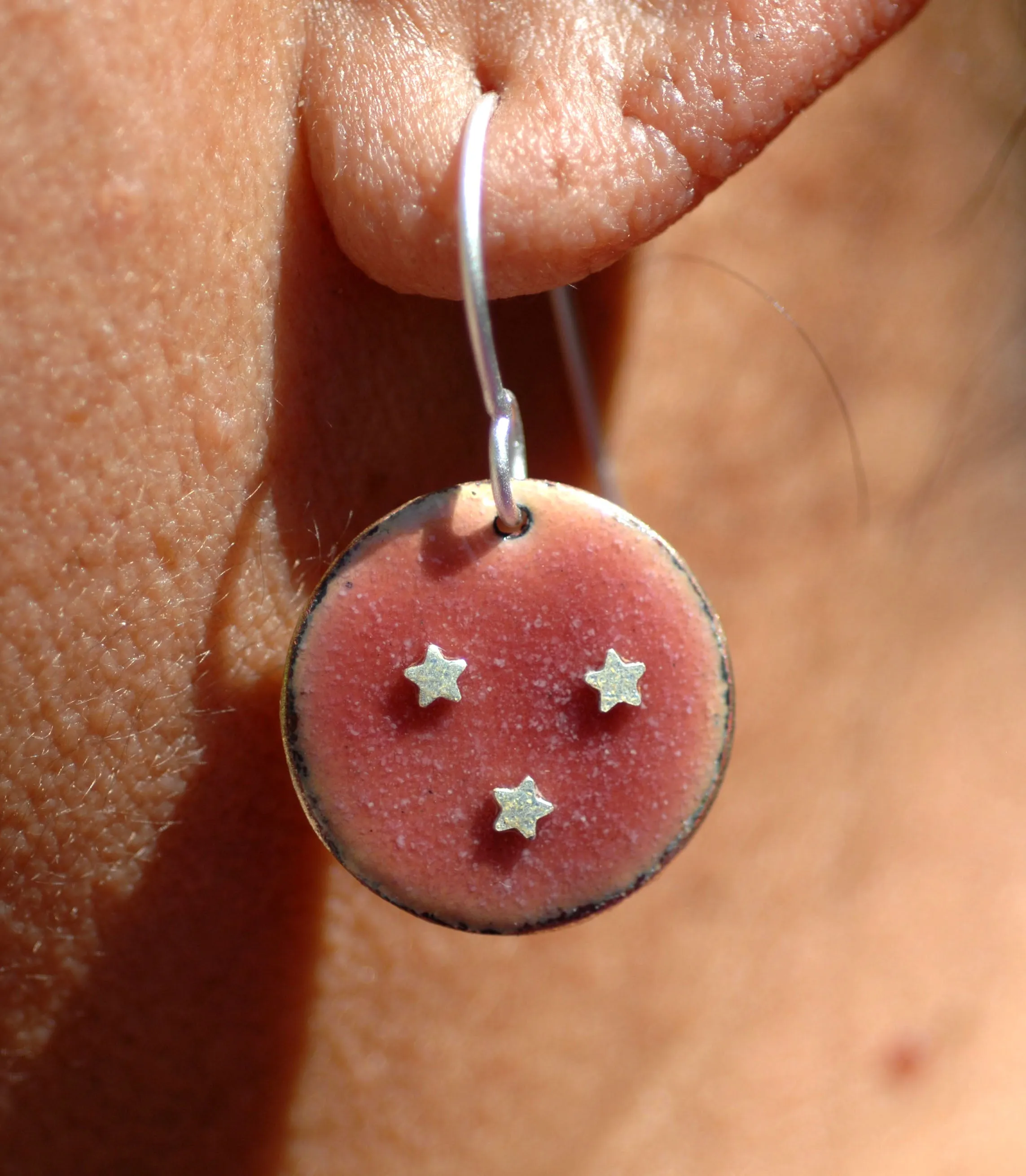 Tiny Metal Hexagon Star 4.4mm