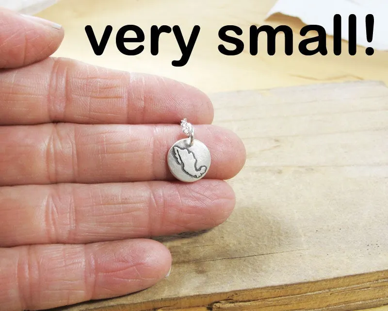 Tiny Mexico Necklace