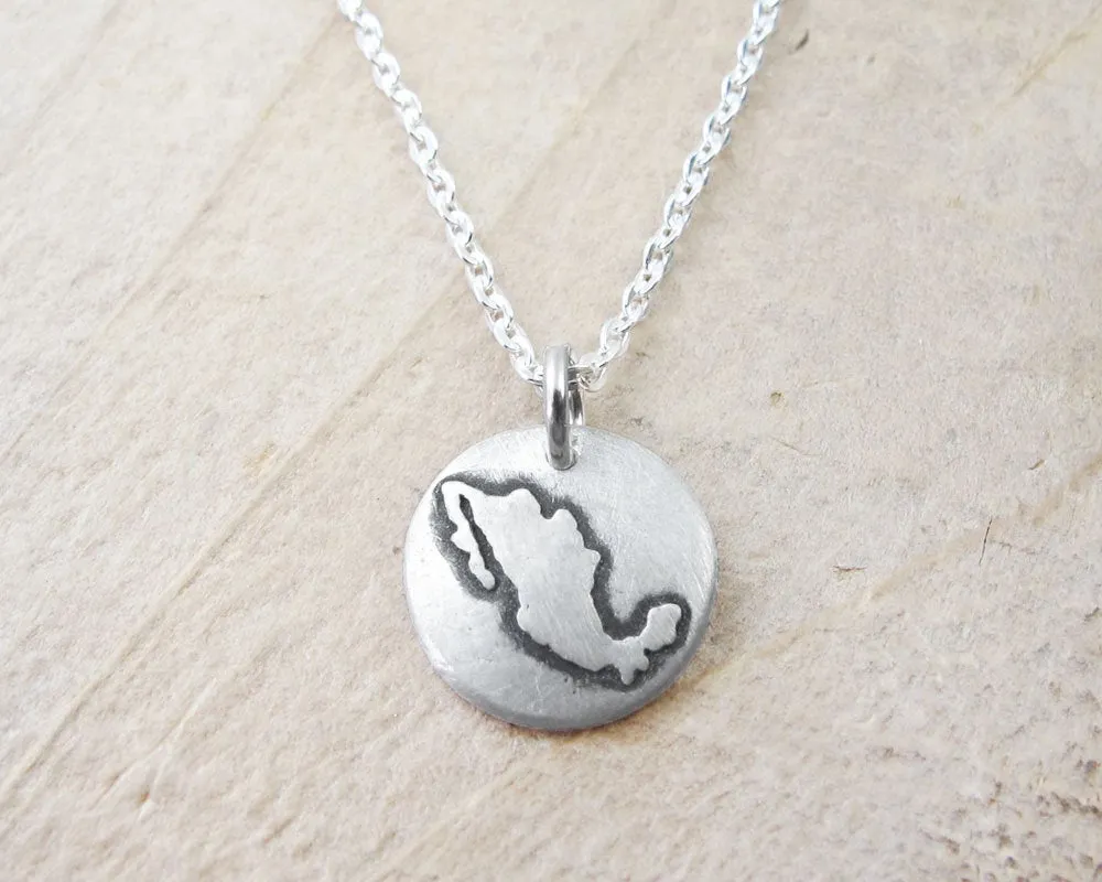 Tiny Mexico Necklace