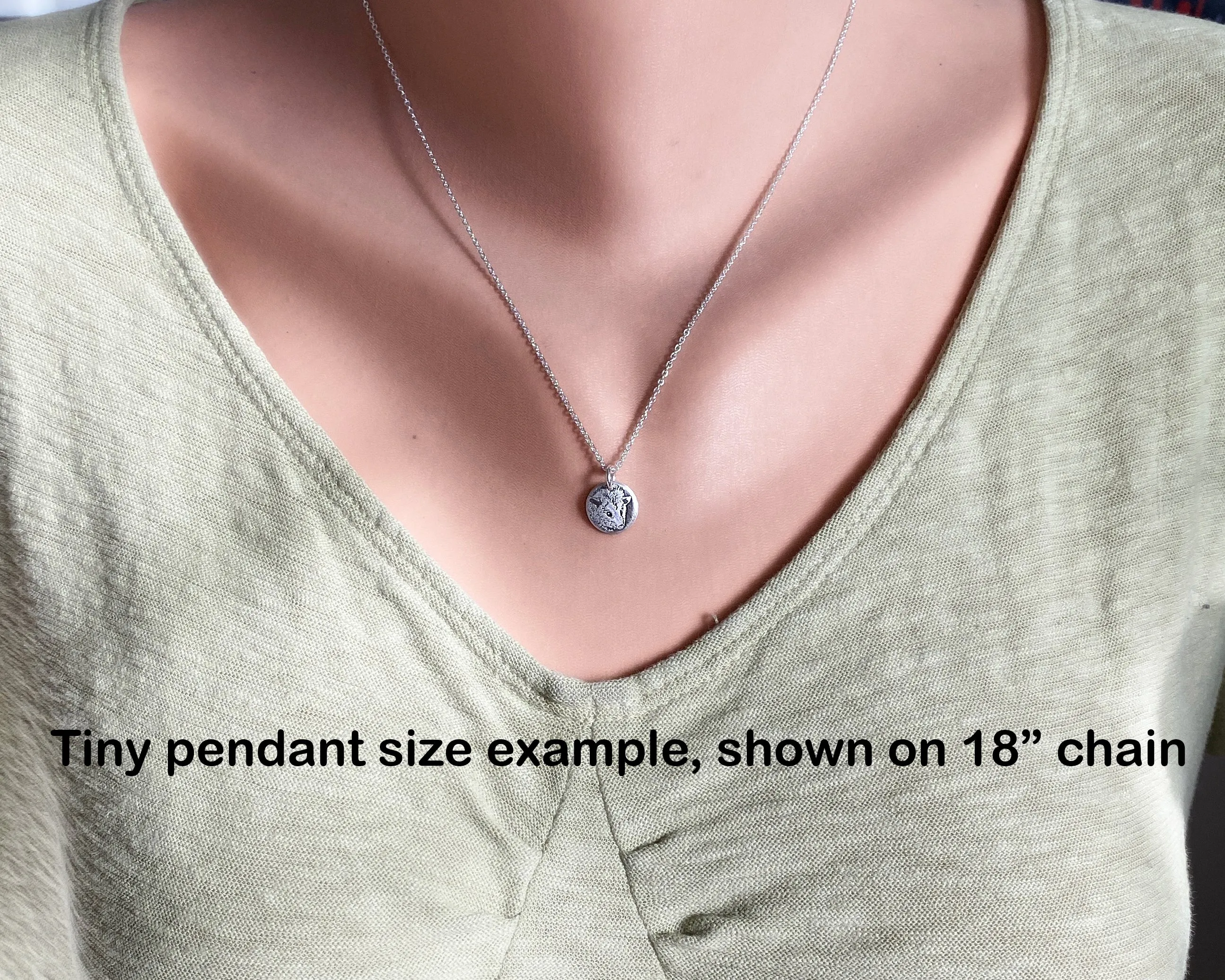 Tiny Ocean Wave Necklace