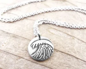 Tiny Ocean Wave Necklace