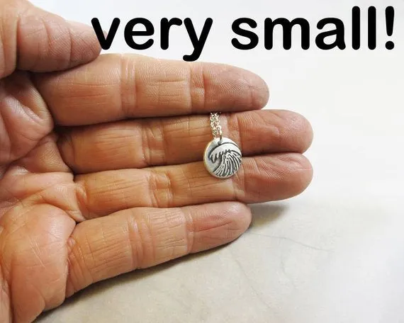 Tiny Ocean Wave Necklace