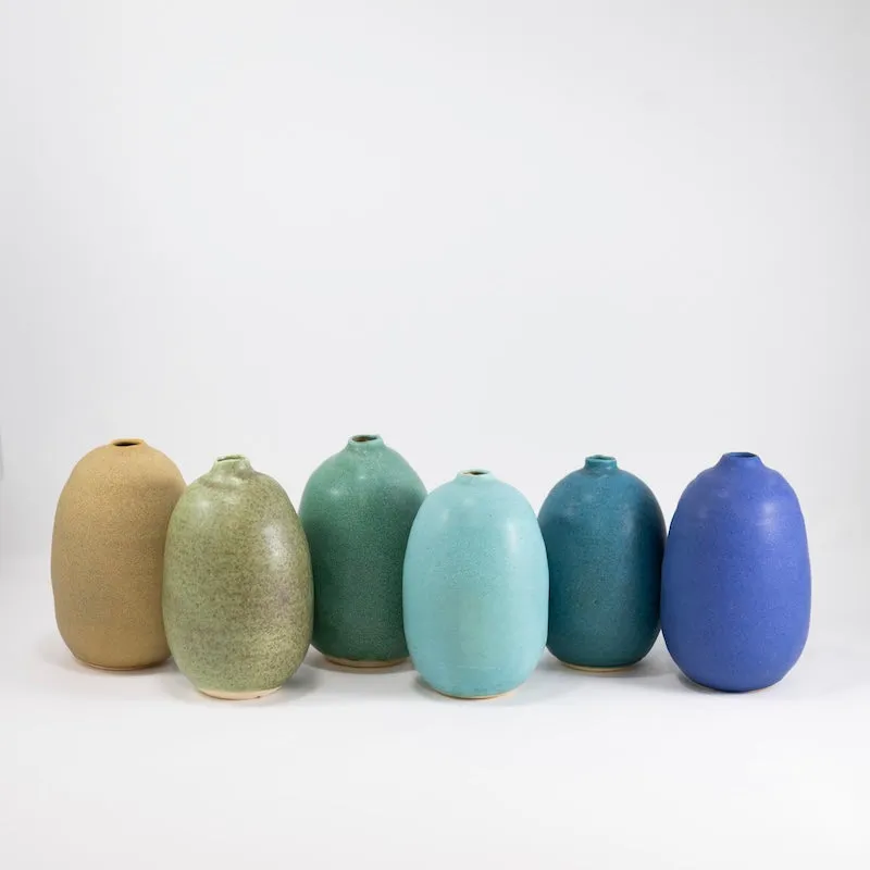 Tiny Oval Bottle Vase