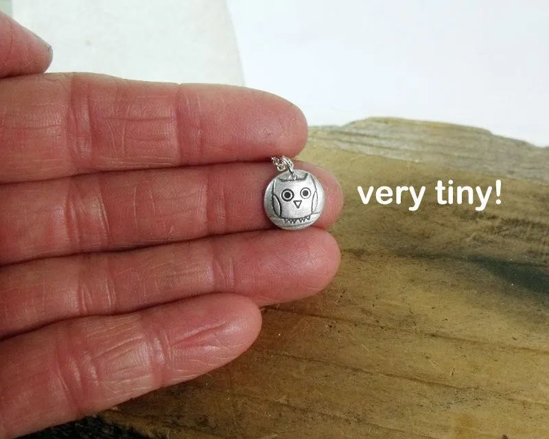 Tiny Owl Necklace