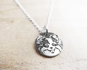 Tiny Papillon Necklace