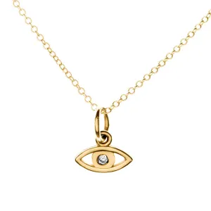 Tiny Protective Evil Eye Necklace