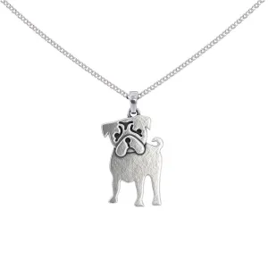 Tiny Pug Necklace