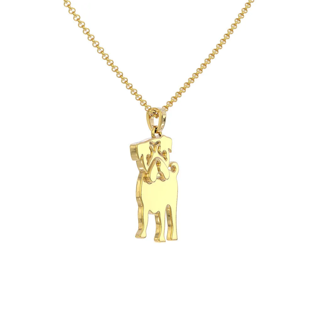 Tiny Pug Necklace