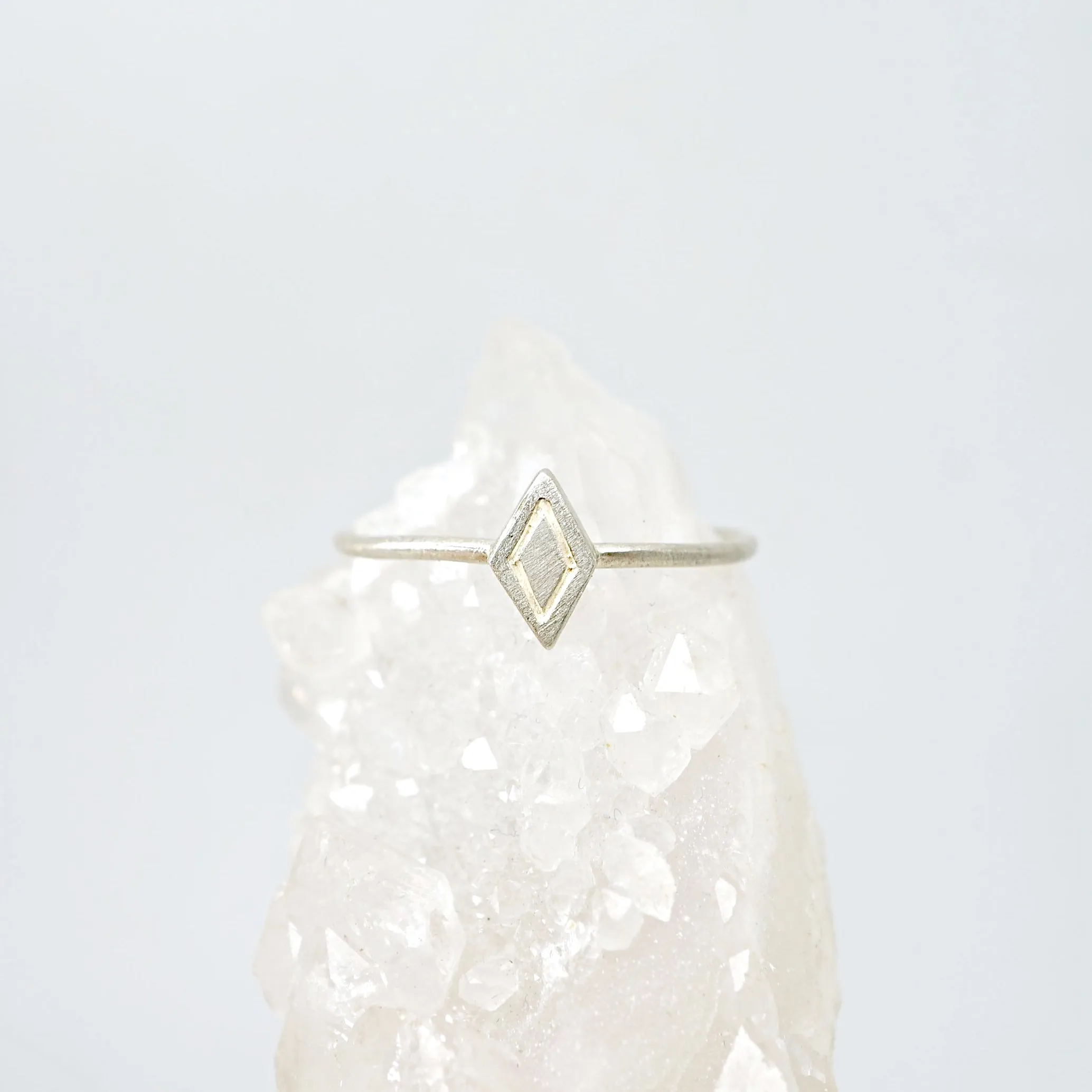Tiny shield ring