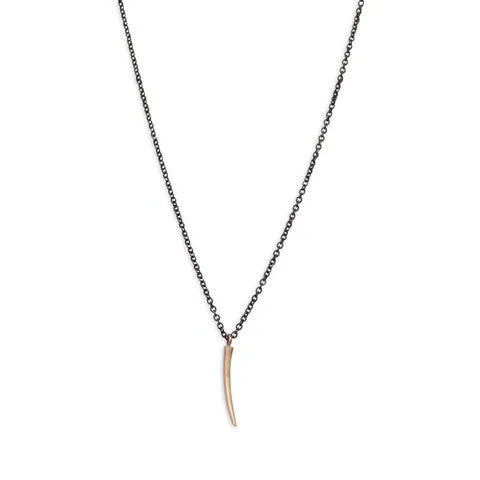 tiny sliver necklace