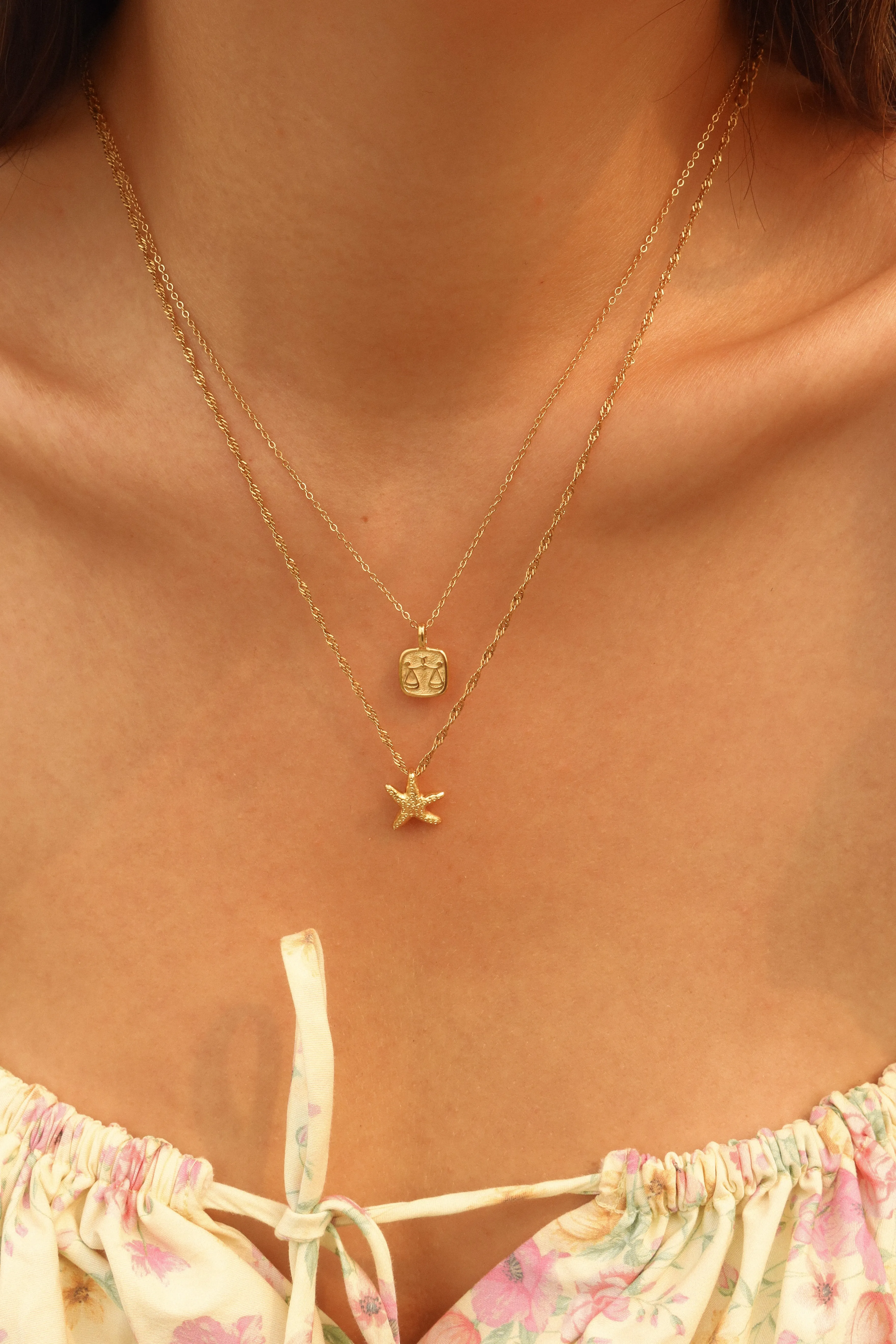 Tiny Starfish Necklace
