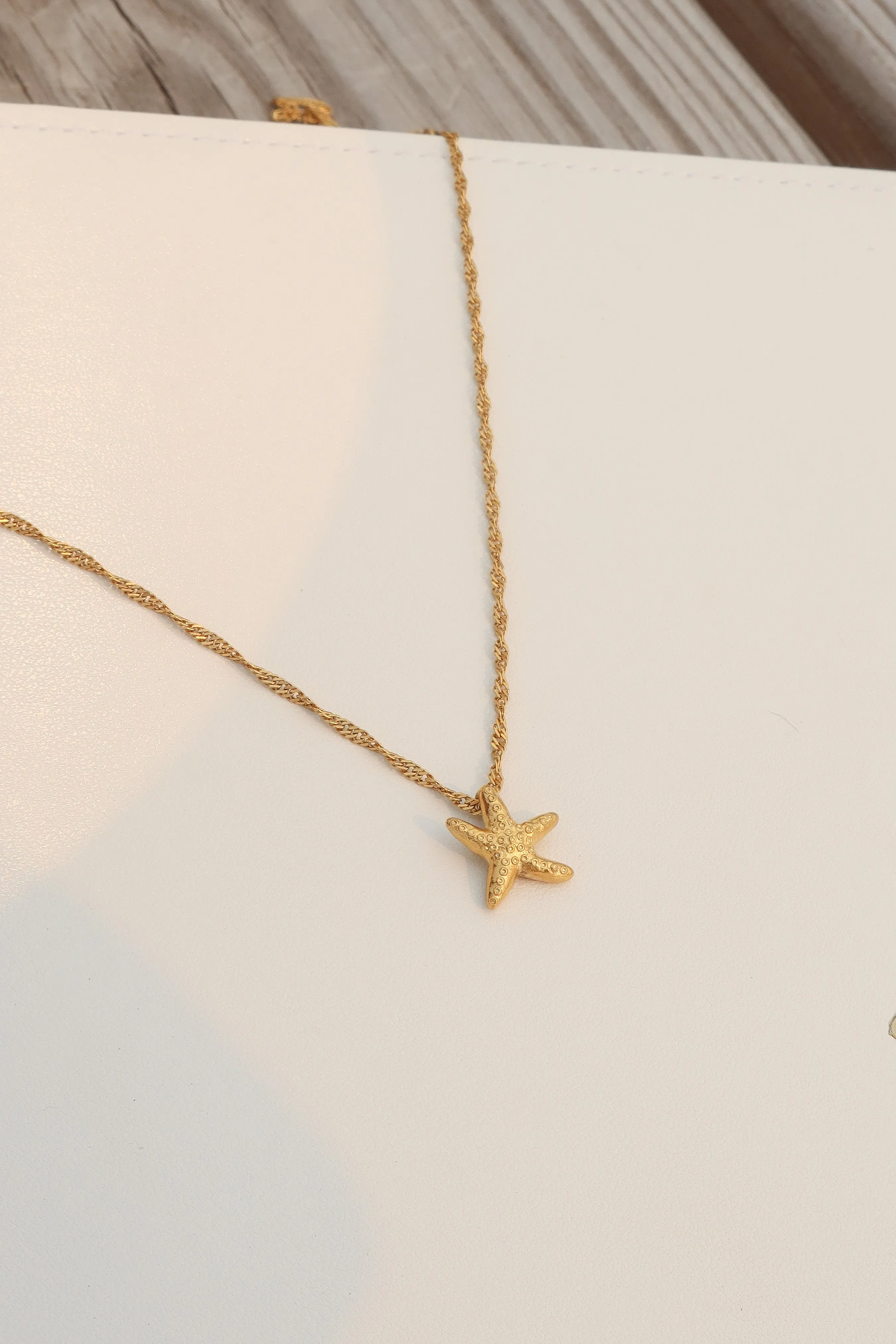 Tiny Starfish Necklace