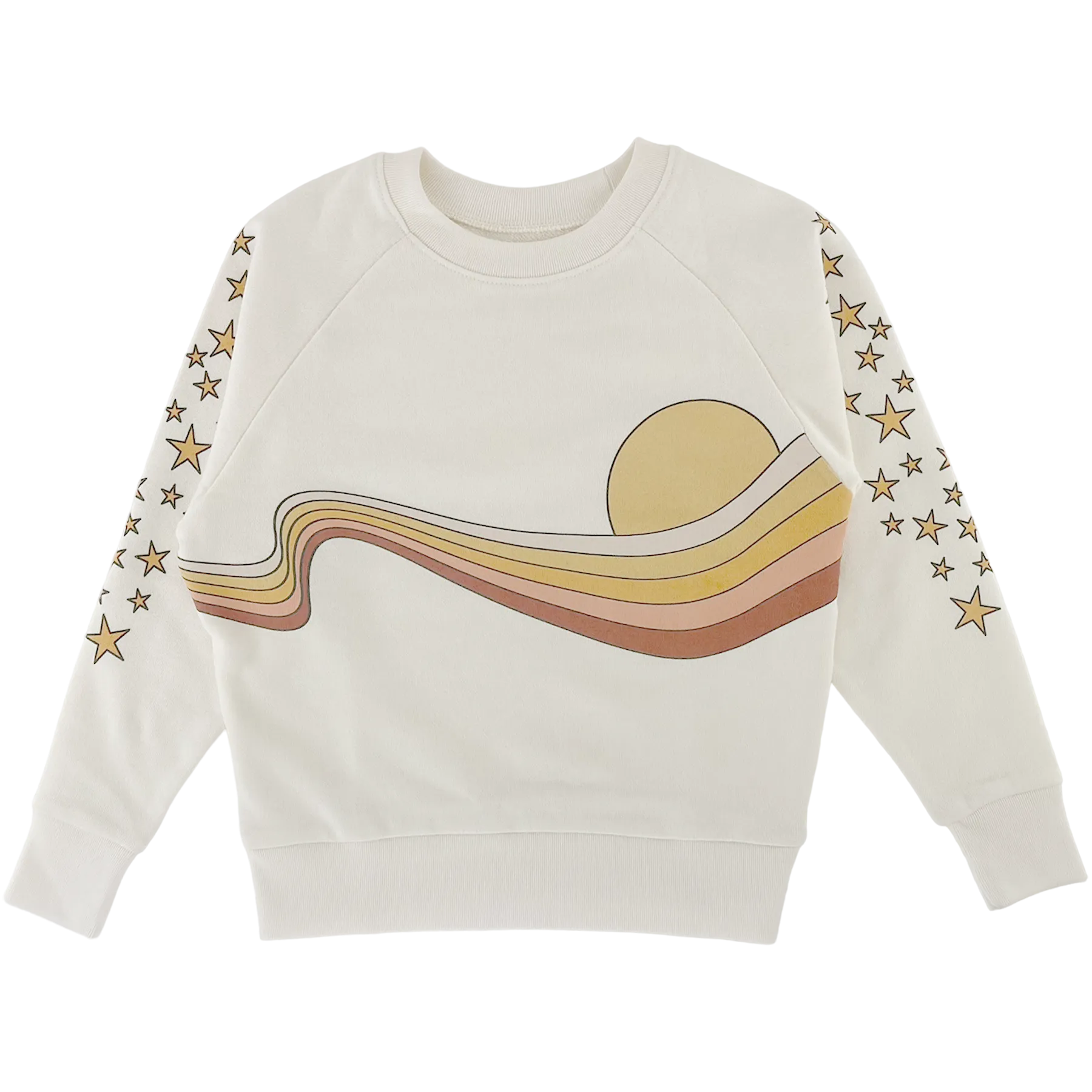 Tiny Whales Golden Era Natural Boxy Sweatshirt