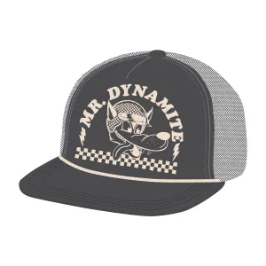 Tiny Whales Mr Dynamite Trucker Hat - Black