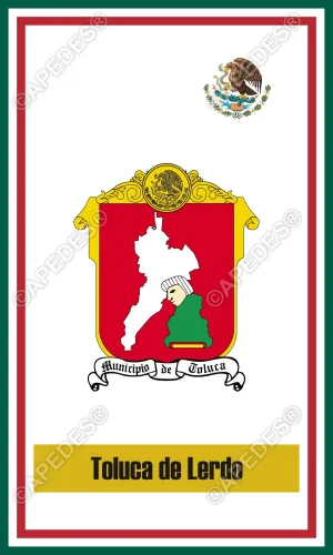 Toluca City Mexico Decal Sticker 3x5 inches