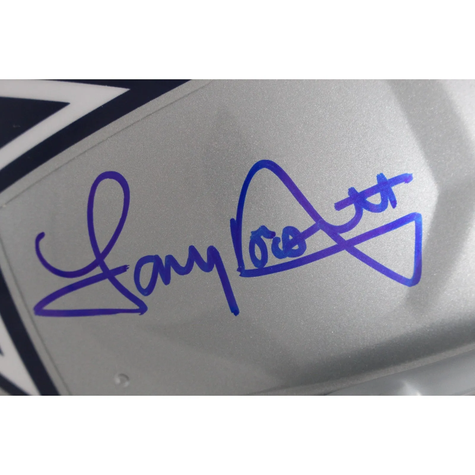 Tony Dorsett Autographed Dallas Cowboys 1976 Pro Helmet Beckett Witness 49199