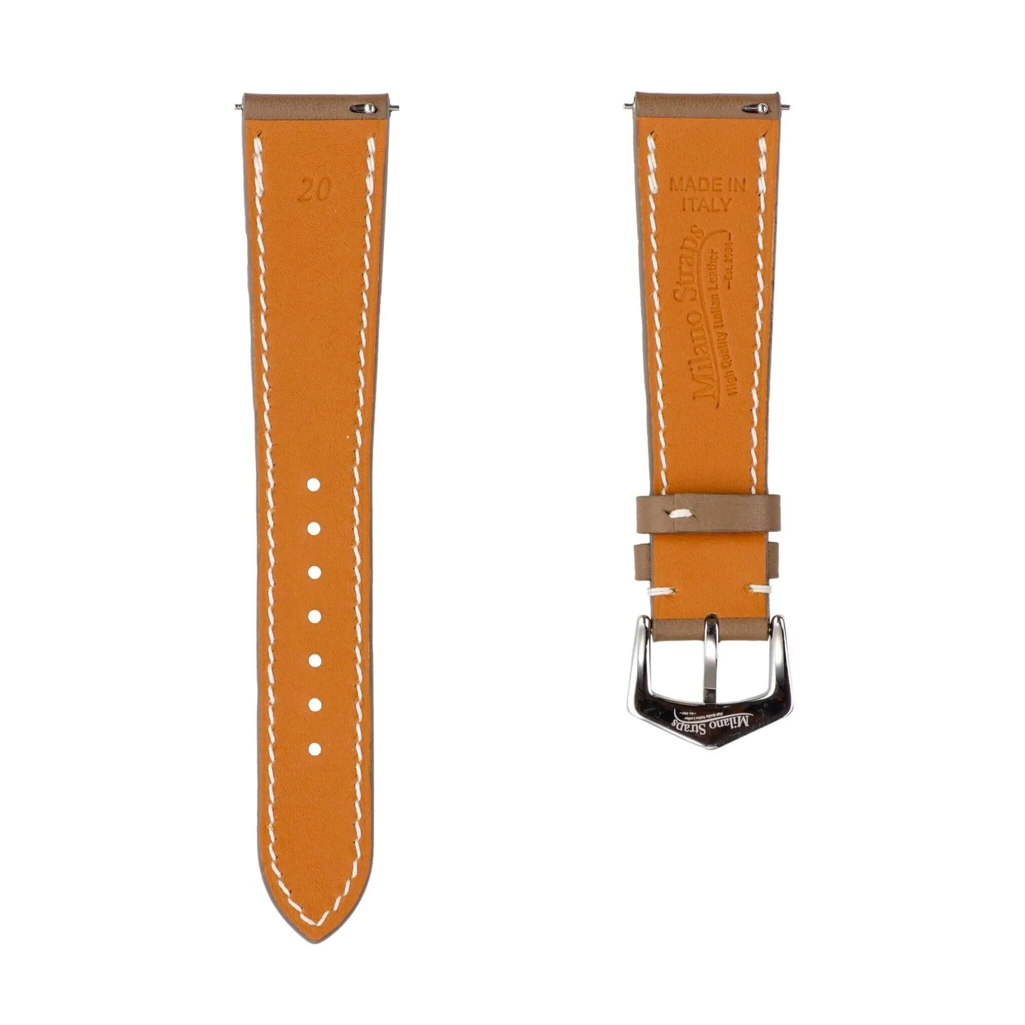 Toupe Swift Leather Watch Strap