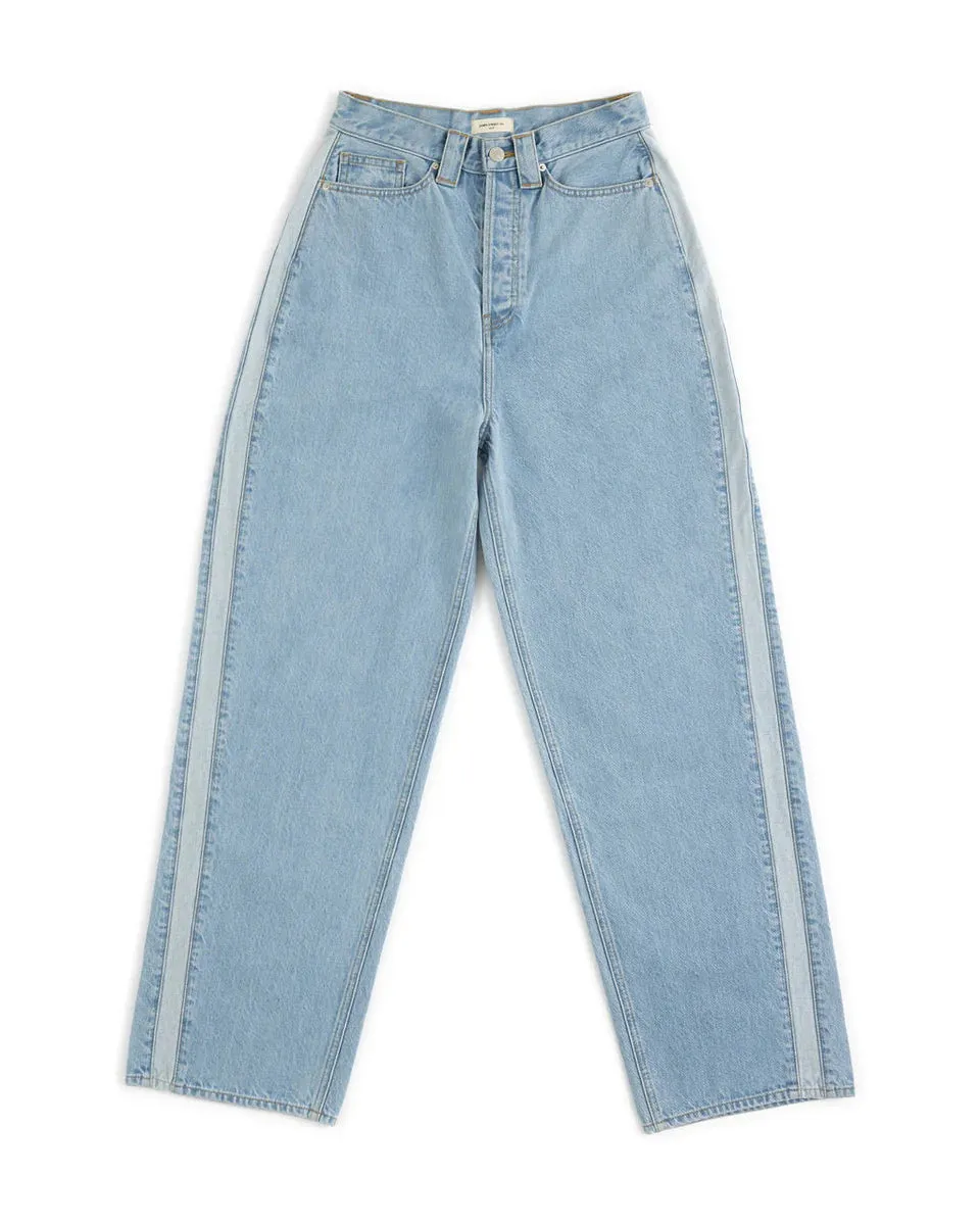 Track Denim in Faded Blue