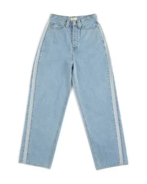 Track Denim in Faded Blue