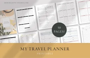 Travel Planner Printable