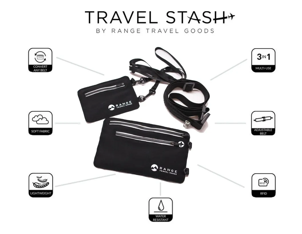 Travel Stash- Money belt / travel organizer