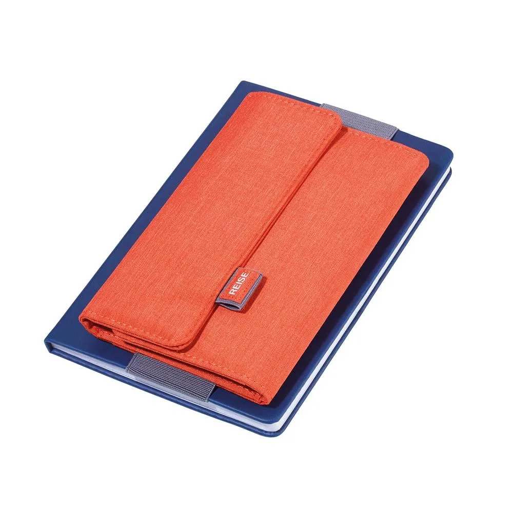 TROIKA Organiser Document RFID Travel Case TRAVEL OFFICE - Orange/Grey