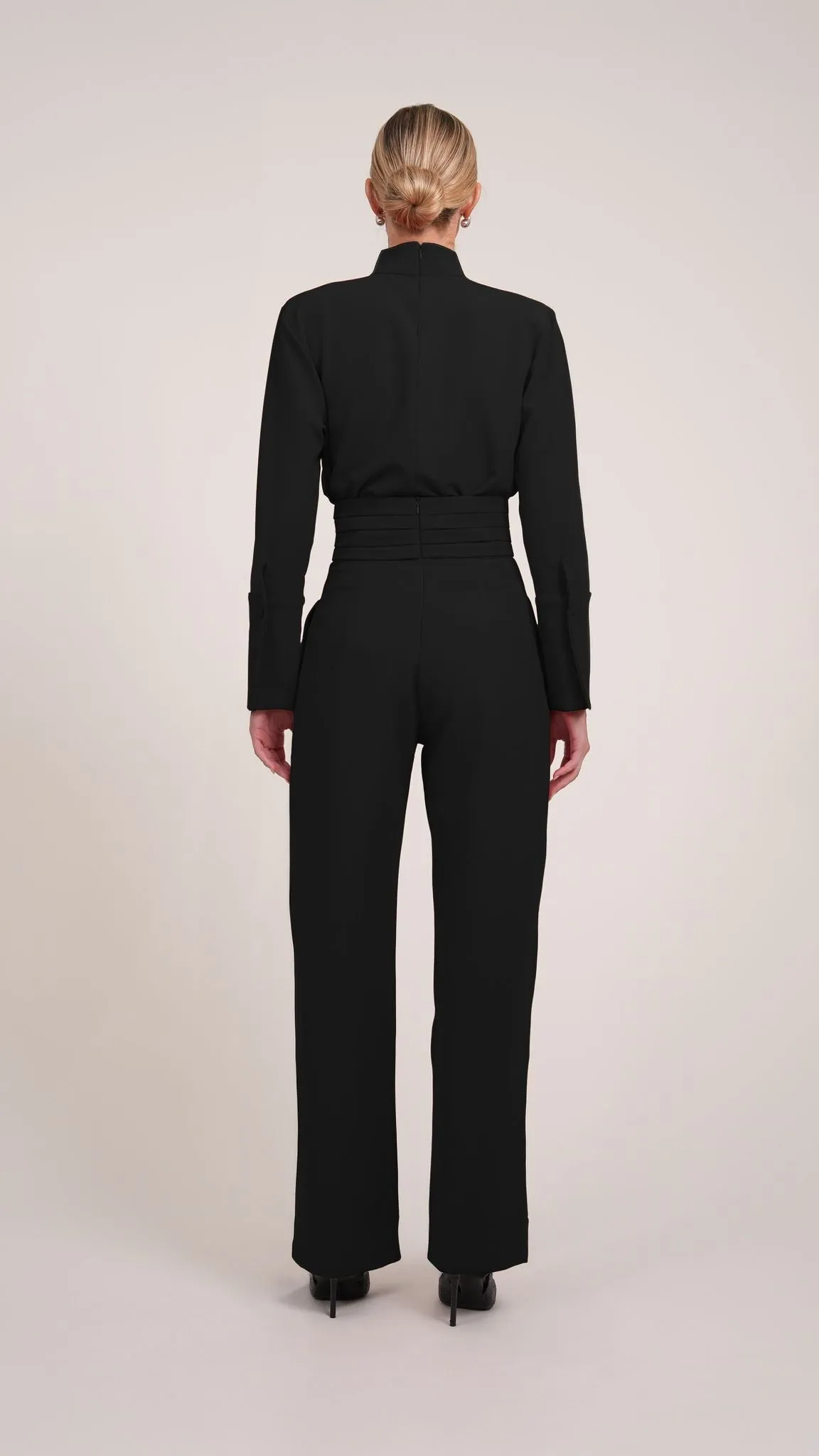 Tuxedo Pant- Black