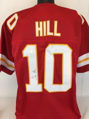 Tyreek Hill Signed Autographed Kansas City Chiefs Football Jersey (JSA COA)
