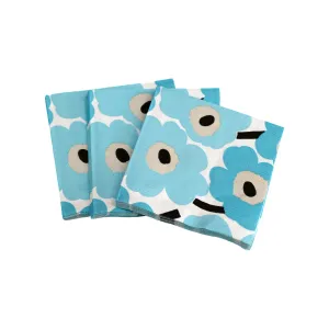 Unikko Turquoise Cocktail Napkins