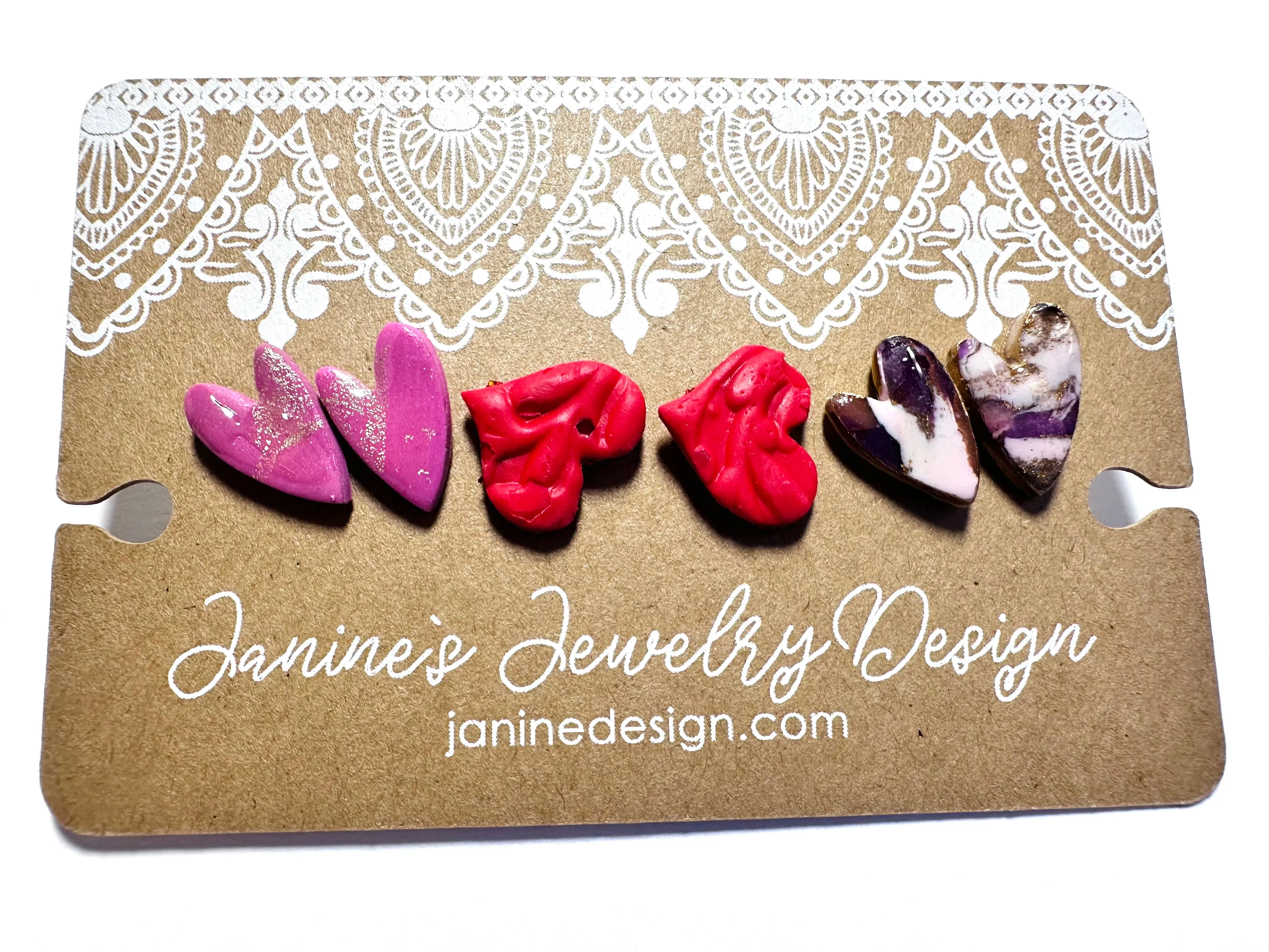 Valentines Earring Sets- Clay Earrings
