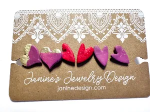 Valentines Earring Sets- Clay Earrings
