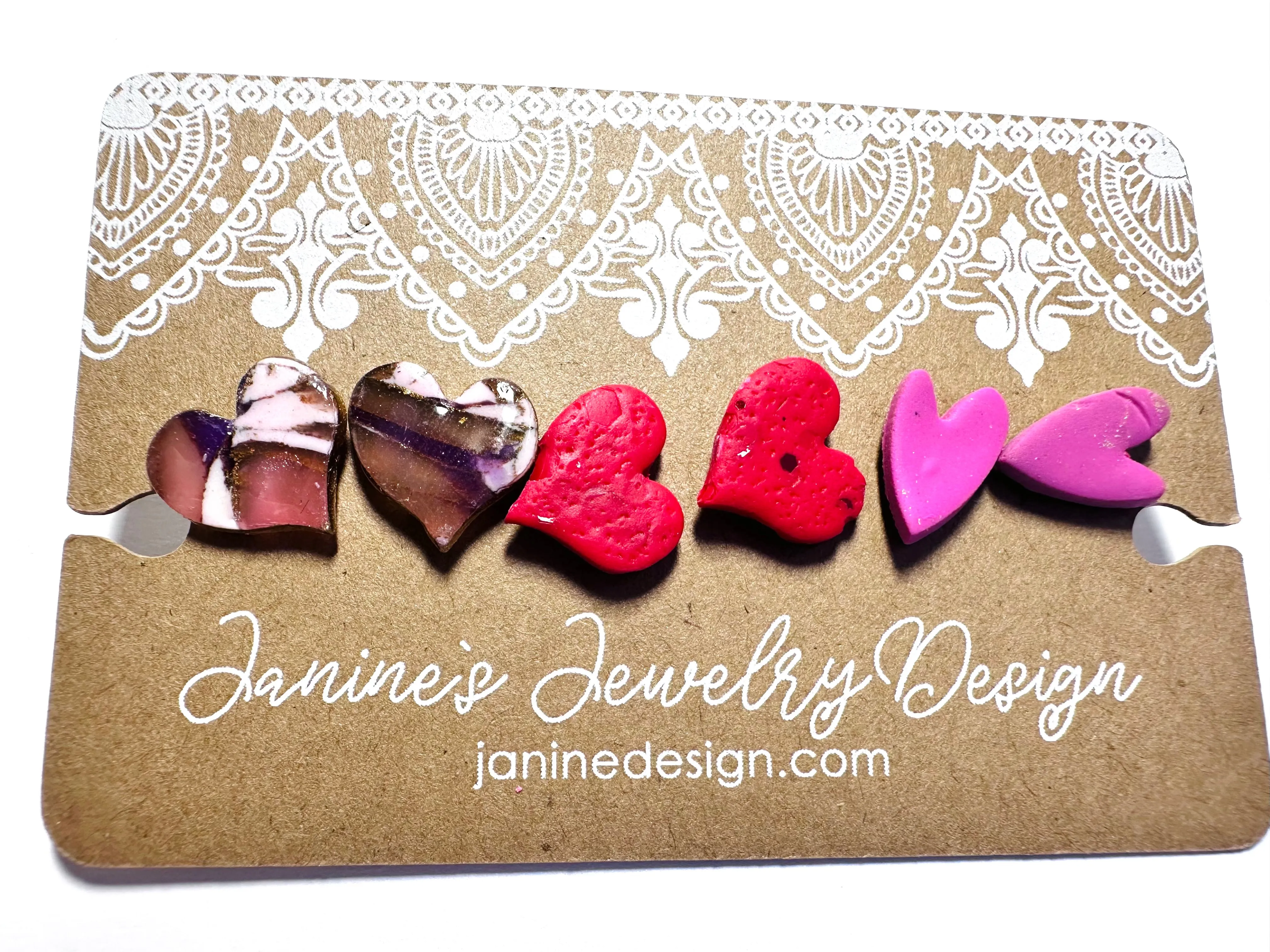 Valentines Earring Sets- Clay Earrings