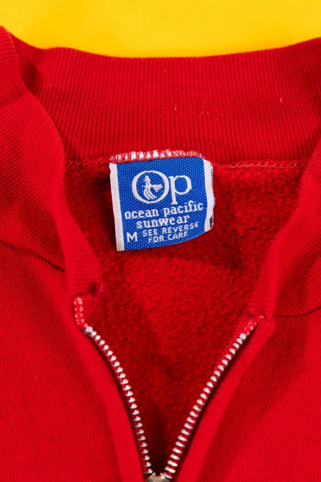 Vintage 1983 Ocean Pacific Zip Up Sweater Vest