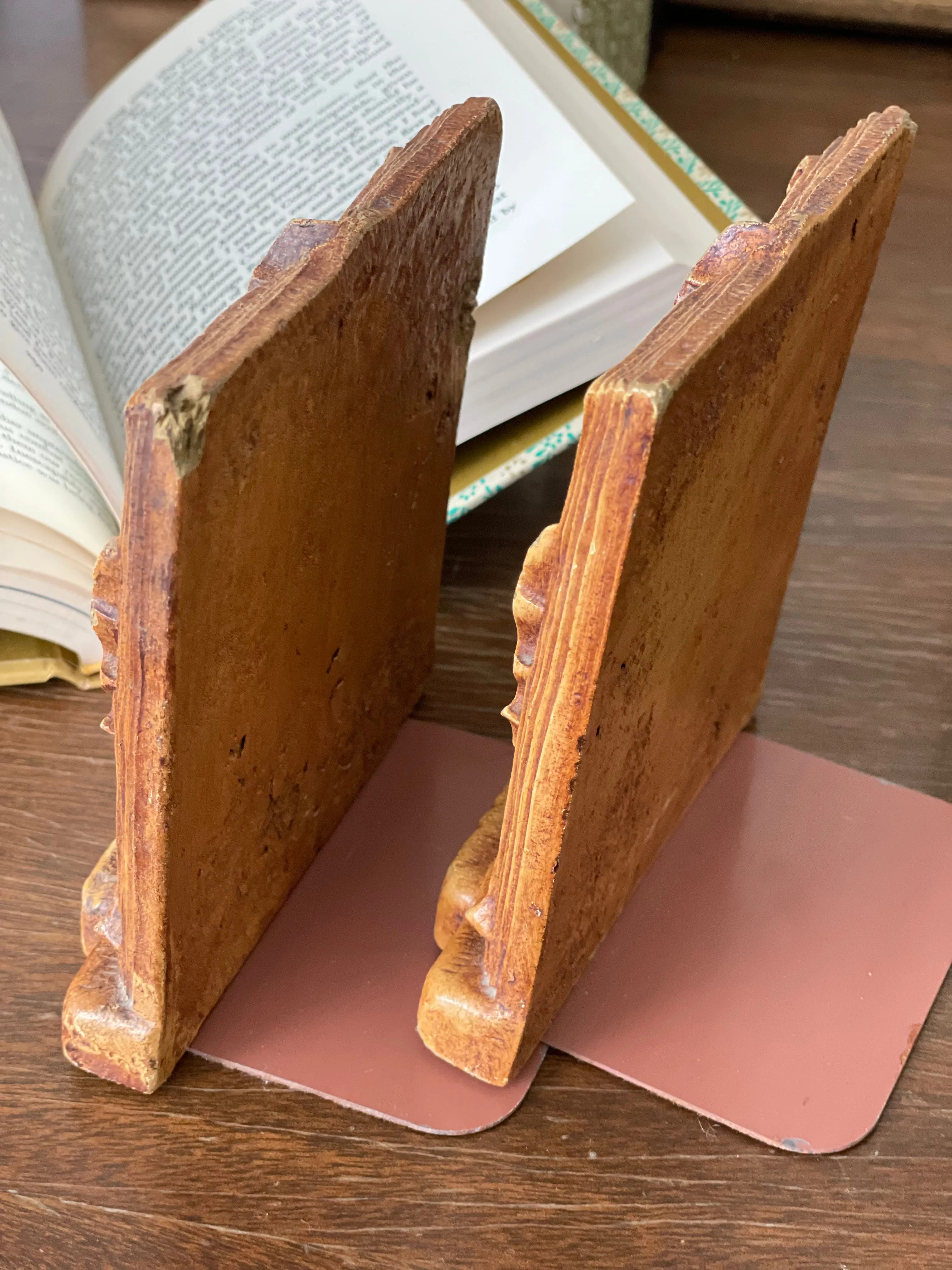 Vintage Bookends “He careth for you”