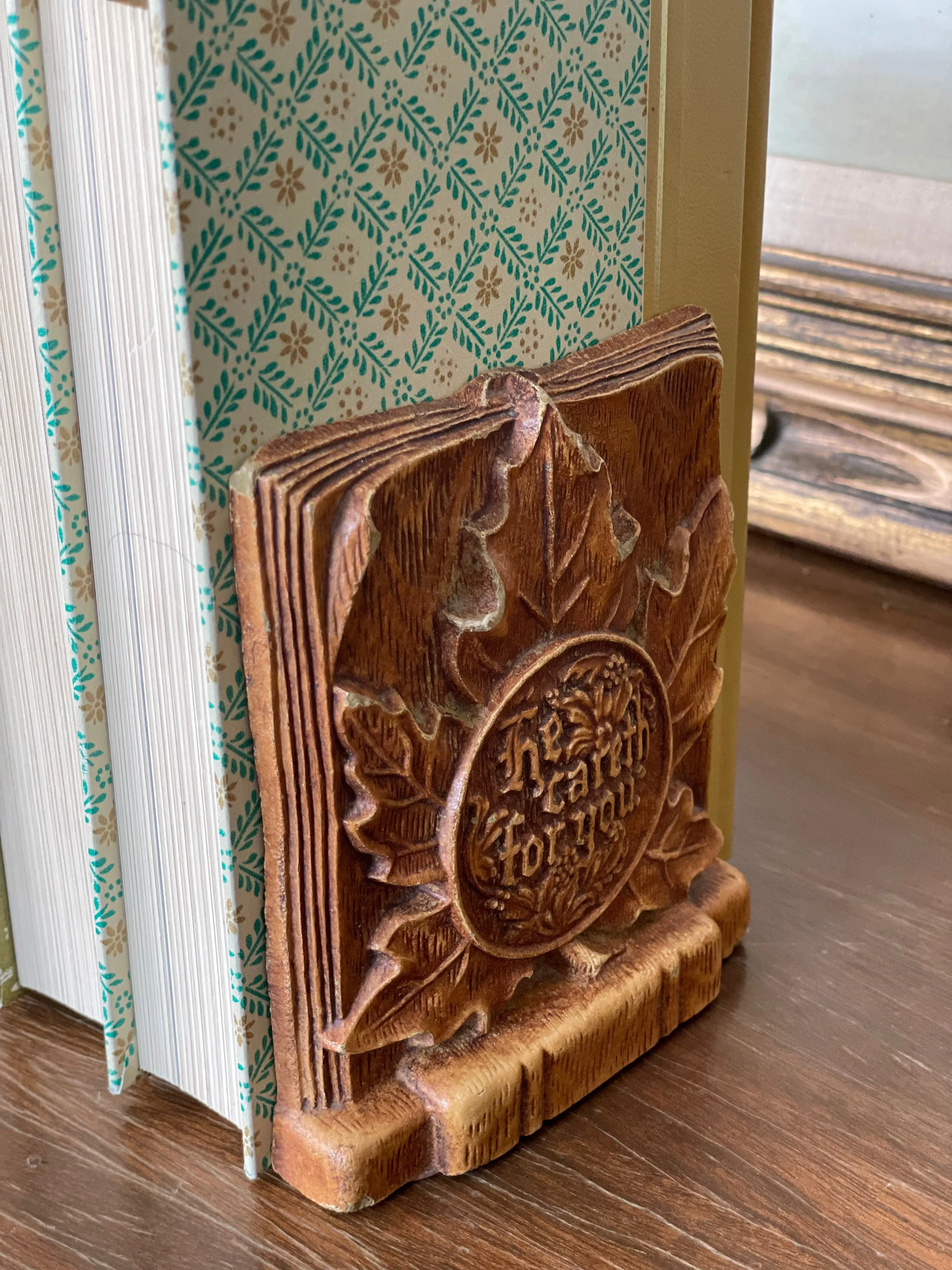 Vintage Bookends “He careth for you”