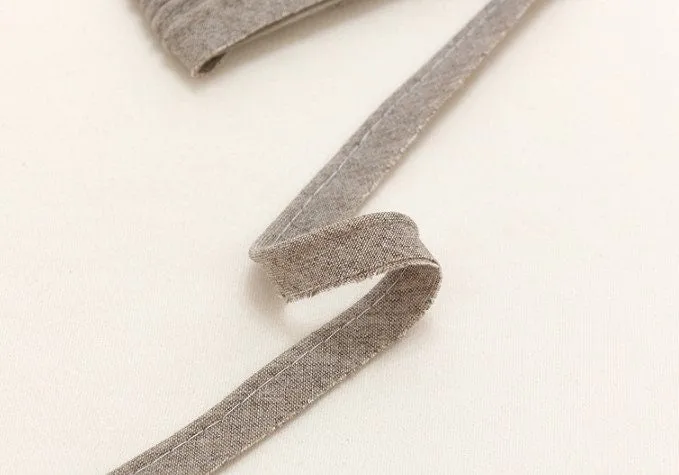 Vintage Cotton Piping Tape - In Navy, Brown, or Black - One pack / 40651