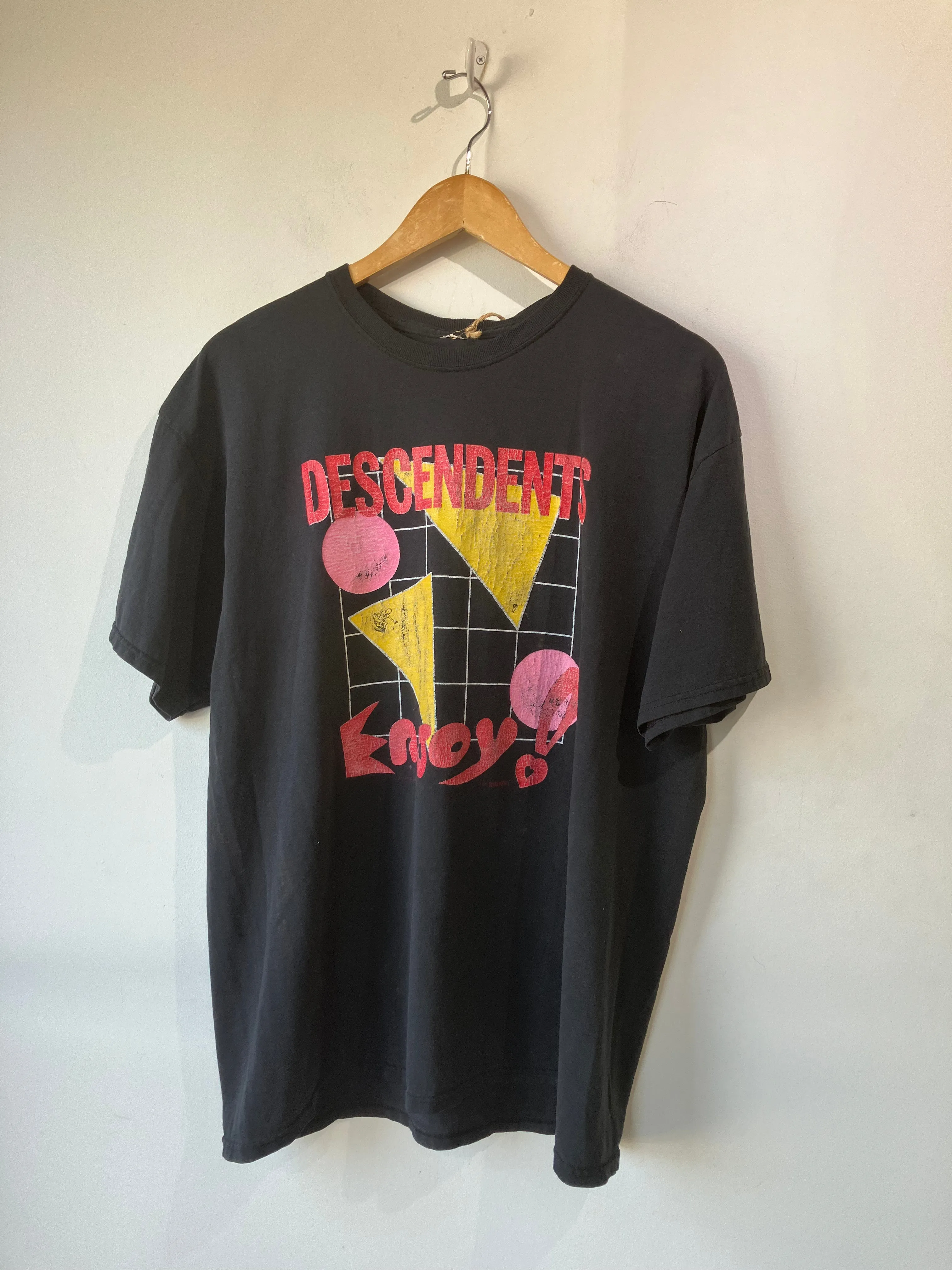 Vintage Descendents "Enjoy" Black Graphic Tee