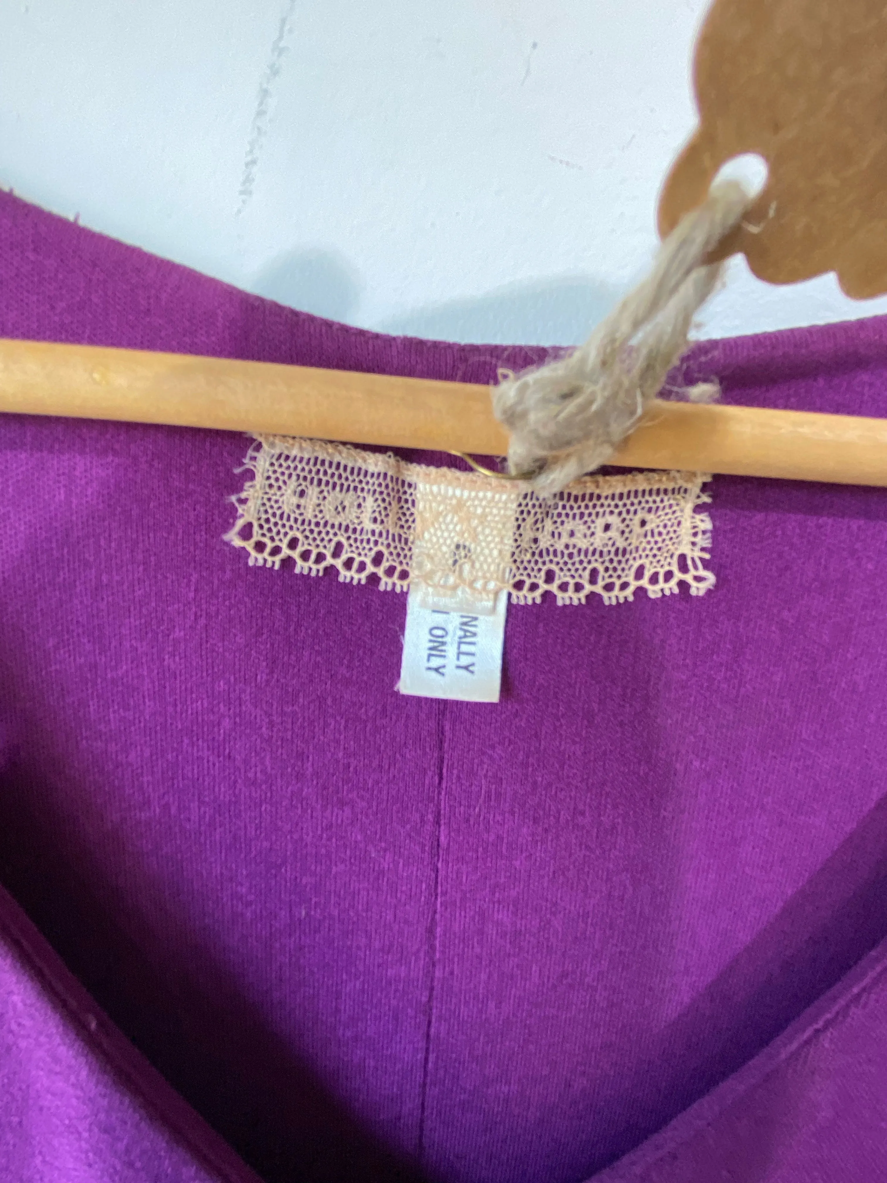 Vintage Holly Harp Purple Tiered Dress